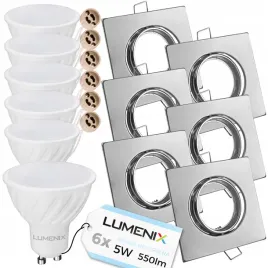 6x-oprawa-halogenowa-satynowa-kwadrat-zarowka-gu10-led-5w-neutralna