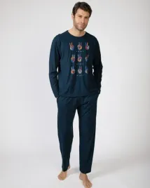 pizama-meska-rozm-m-p751314-navy-blue