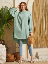 bluzka-dluga-tunika-casual-ze-stojka-l-40