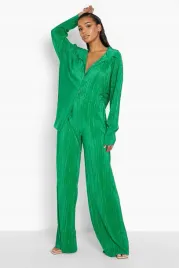 spodnie-eleganckie-plisowane-z-wysokim-stanem-zielone-boohoo-xl-42