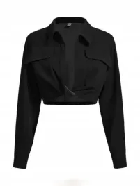 bluzka-z-kolnierzykiem-marszczona-twist-czarna-casual-shein-l-40
