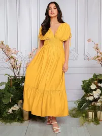 sukienka-ciazowa-rozkloszowana-z-falbankami-casual-maxi-zolta-shein-xl-42