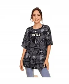 t-shirt-damski-oversize-gazeta-z-naszywka-czarny-casual-shein-xs