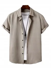 koszula-meska-z-krotkim-rekawem-w-paski-khaki-casual-shein-s