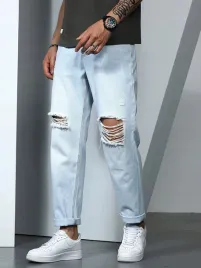 jeansy-meskie-proste-podarte-straight-leg-m