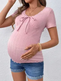 bluzka-ciazowa-teksturowana-z-koronka-rozowa-casual-shein-m-38