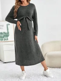 sukienka-ciazowa-dzianinowa-maxi-z-paskiem-szara-casual-shein-l-40