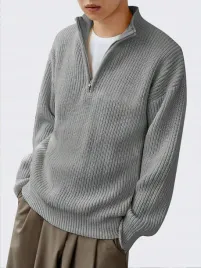 sweterek-meski-ze-stojka-dzianinowy-rozpinany-szary-casual-shein-xl