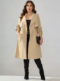 plaszcz-damski-midi-waterfall-sciagany-w-talii-khaki-casual-shein-3xl-46