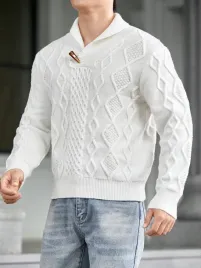 sweter-meski-z-kolnierzykiem-bialy-teksturowany-casual-shein-m