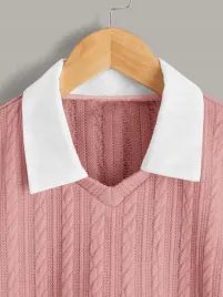 bluzka-dziewczeca-dzianinowa-z-kolnieryzkiem-rozowa-casual-shein-128-134