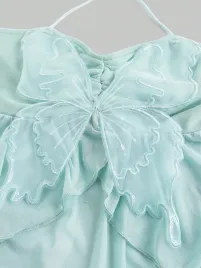 top-crop-siateczkowy-zdobiony-wiazany-na-szyi-mietowy-romwe-m-38