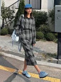 komplet-flanelowy-w-kratke-koszula-spodnica-casual-dazy-xs-34