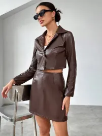 komplet-skorzany-sexy-elegancki-brazowy-marynarka-spodnica-shein-m