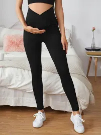 legginsy-ciazowe-z-wysokim-stanem-czarne-casual-shein-m-38