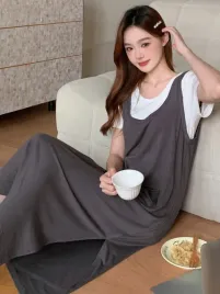 komplet-domowy-bawelniany-casual-sukienka-midi-i-t-shirt-bialy-dazy-l-40