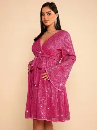 sukienka-ciazowa-cekinowa-midi-imprezowa-rozowa-z-paskiem-shein-xxl-44