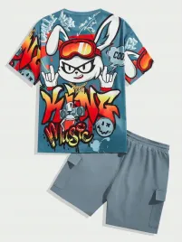 komplet-meski-letni-casual-t-shirt-ze-spodenkami-shein-xl