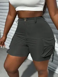 spodenki-szorty-bojowki-szare-z-wysokim-stanem-casual-shein-l-40