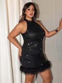 sukienka-cekinowa-imprezowa-mini-czarna-dopasowana-glamour-shein-xxl-44