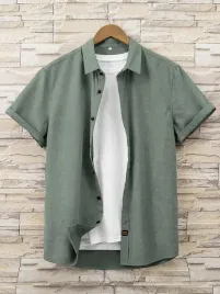 koszula-meska-casual-krotki-rekaw-shein-xxl
