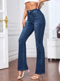 jeansy-dzowny-z-wysokim-stanem-granatowe-casual-shein-30