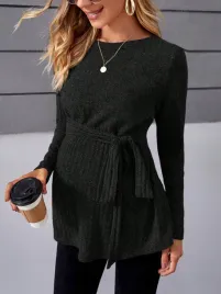 sweterek-ciazowy-prazkowany-wiazany-w-talii-czarny-casual-shein-xl-42