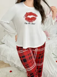 pizama-w-kratke-z-nadrukiem-komplet-koszulka-ze-spodniami-shein-5xl-50