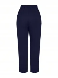 spodnie-termiczne-zwezane-granatowe-elastyczna-talia-casual-shein-xl-42