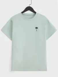 t-shirt-meski-prosty-mietowy-casual-shein-l