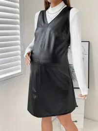 sukienka-ciazowa-skorzana-imitacja-skory-czarna-casual-shein-s-36