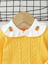 sukienka-dziewczeca-dzianinowa-sweterkowa-zolta-casual-shein-86