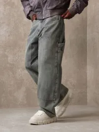jeansy-meskie-bojowki-z-szerokimi-nogawkami-efekt-sprania-casual-sumwon-m