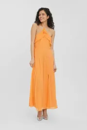 sukienka-maxi-dwuwarstwowa-halter-z-rozcieciem-pomaranczowa-vero-moda-l-40