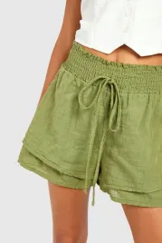 spodenki-szorty-bawelniane-z-elastyczna-talia-casual-khaki-boohoo-xxl-44