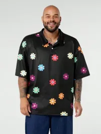 koszulka-polo-meska-w-kwiaty-czarna-casual-shein-3xl