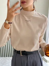 bluza-ze-stojka-bezowa-z-printem-casual-dazy-l-40