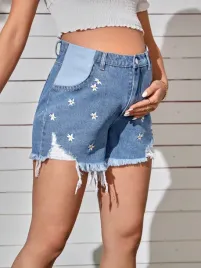 spodenki-ciazowe-jeansowe-w-haftowane-kwiaty-z-wysokim-stanem-shein-xl