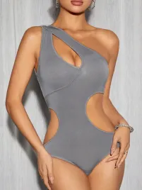 body-sexy-dopasowane-na-jedno-ramie-z-wycieciami-szare-petite-shein-m