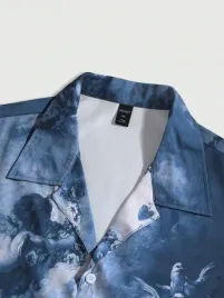 koszula-meska-z-nadrukiem-krotki-rekaw-casual-romwe-xl
