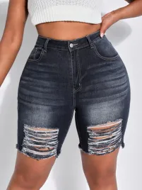 spodenki-jeansowe-z-dziurami-i-surowym-wykonczeniem-granatowe-shein-5xl