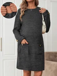 sukienka-ciazowa-dzianinowa-z-kieszeniami-szara-casual-shein-m-38