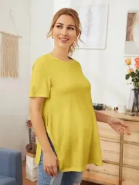 t-shirt-ciazowy-dlugi-z-rozcieciami-musztardowy-casual-shein-m-38