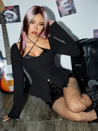 top-prazkowany-punk-sexy-asymetryczny-czarny-romwe-xs-34