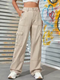 jeansy-bojowki-bezowe-proste-casual-wysoki-stan-shein-s-36