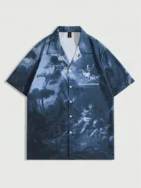 koszula-meska-z-nadrukiem-krotki-rekaw-casual-romwe-xl
