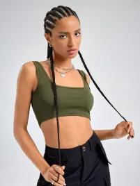 top-crop-prazkowany-na-ramiaczkach-oliwkowy-casual-shein-xs-34