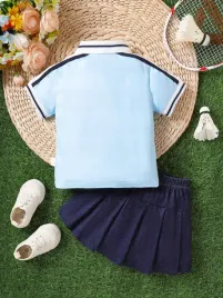 komplet-dziewczecy-koszulka-polo-spodniczka-casual-shein-86-92