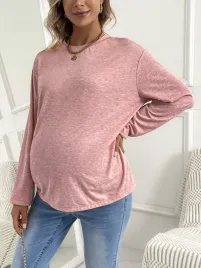 bluzka-ciazowa-basic-z-dlugim-rekawem-rozowa-casual-shein-m-38