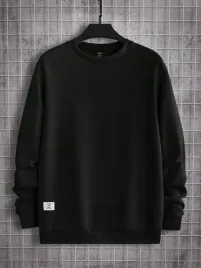 bluza-meska-basic-luzna-prosta-czarna-casual-shein-l